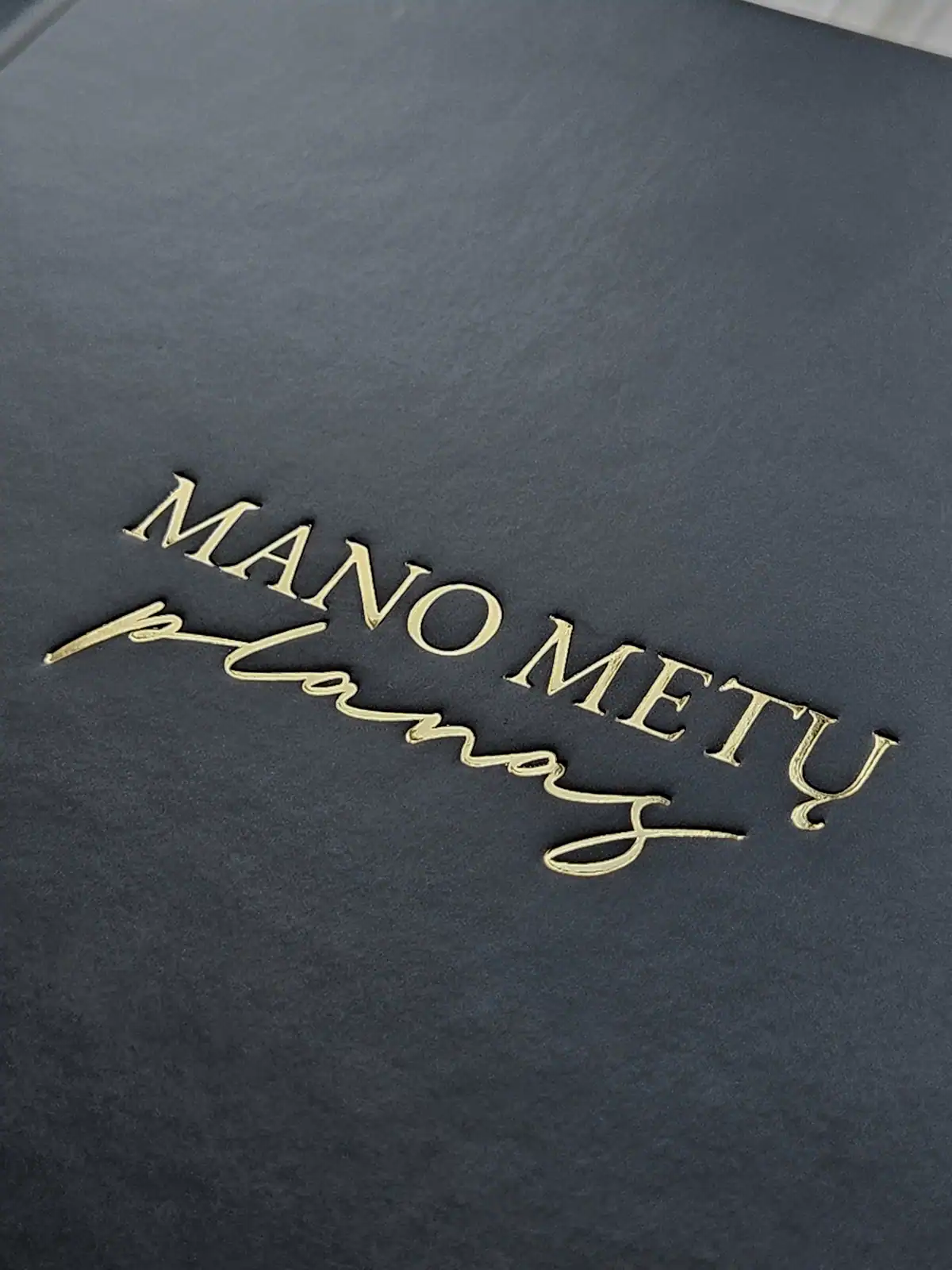 Du juodi Mano Metų Planas kalendoriai geriausia kaina