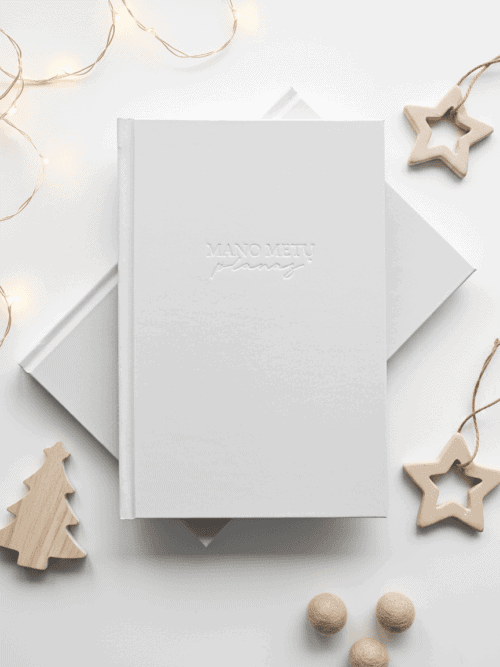 Asmeninio augimo planuoklis „MANO METŲ PLANAS“ (Baltas)