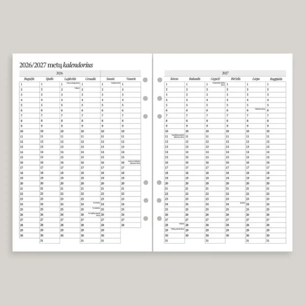 planuoklis-mokytojui-metu-kalendorius-2026-2027 Planuoklis mokytojui - 2026-2027 mokslo metų kalendoriaus išklotinė.